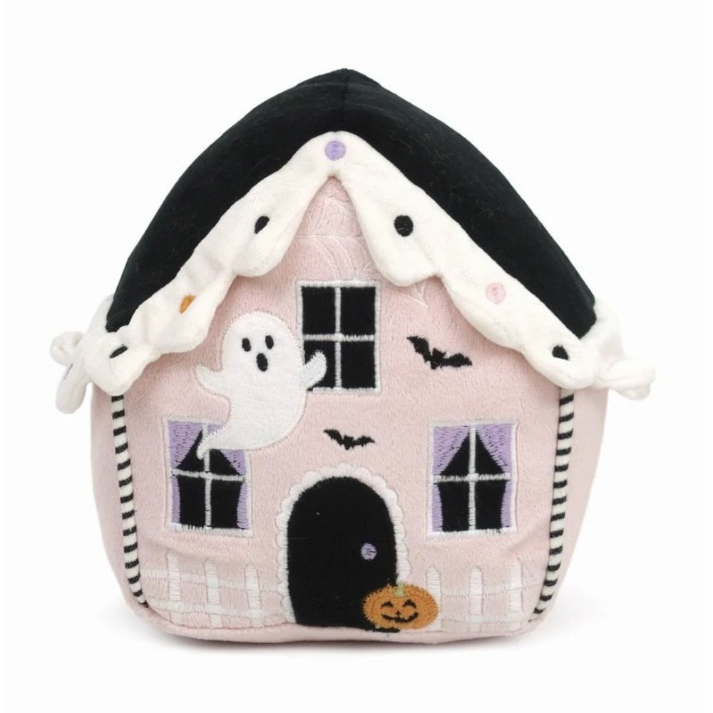 Mon Ami Haunted Pink House Plush Halloween Pastel Goth Ghost Pumpkin Decor - Picture 3 of 4